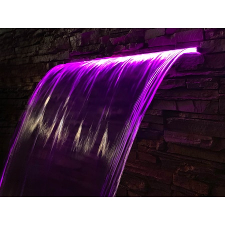 Proline APP-Controlled Multi-Colored LED Spillway. 24" Wide Spillway, 12V 03702